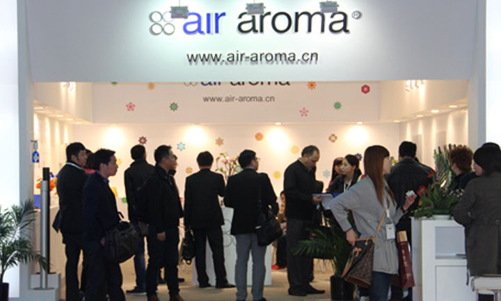 Air Aroma China showcase at HotelEx Shanghai