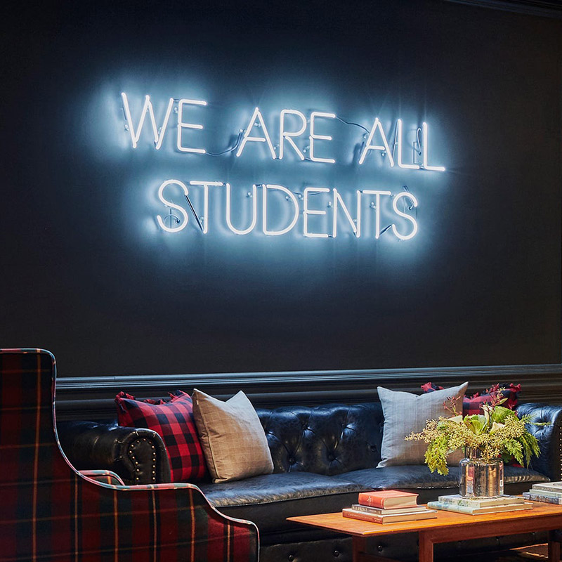 We are all students