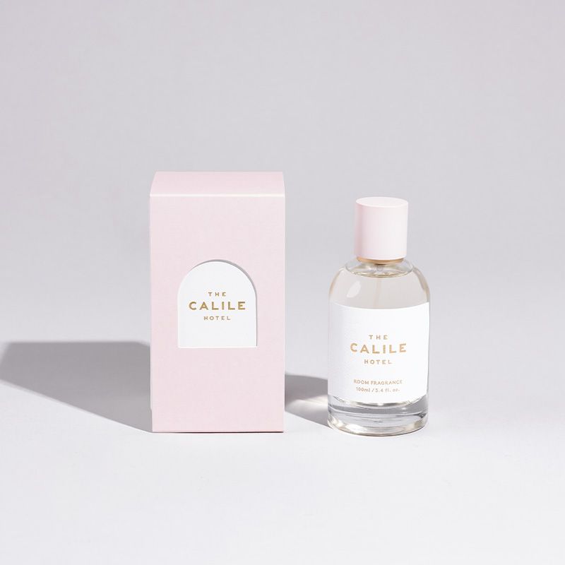 Custom branded room spray The Calile